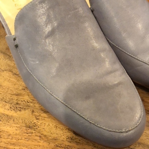 M. Gemi The Docente Flat Mule Loafer Blue Stone 39 - Picture 12 of 14